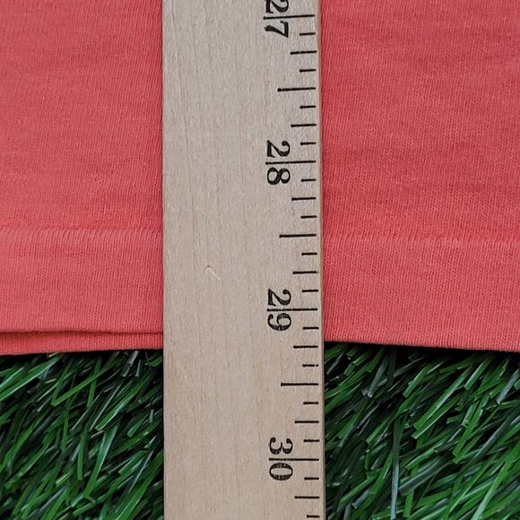 Vintage 80s Disney Mickey-Mouse Shirt XL 26x29 Salmon-Pink - Picture 15 of 15